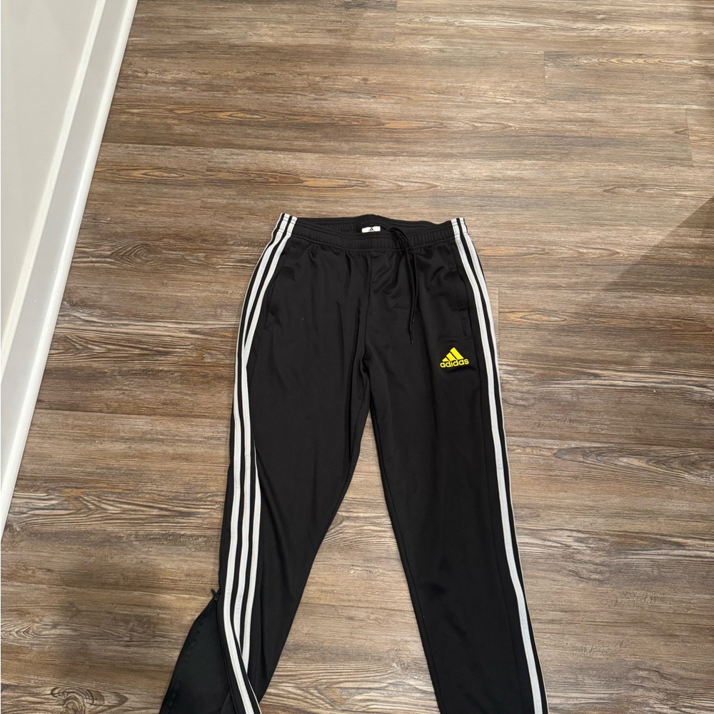 Adidas Kids Black Track Pants